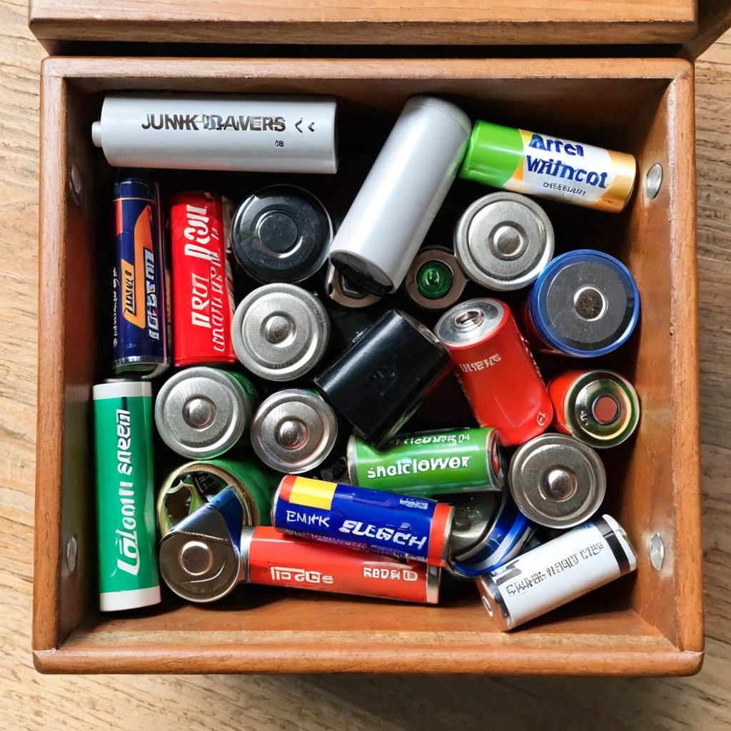 junk drawer batteries